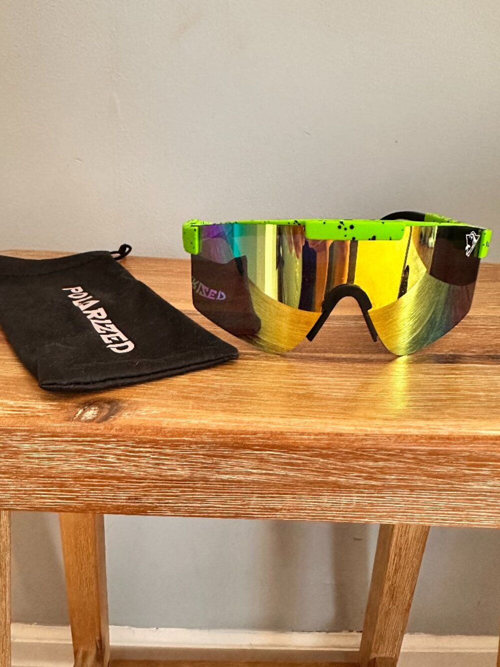 ViperLens Sports Sunglasses, UV400 Protection, Neon Green
